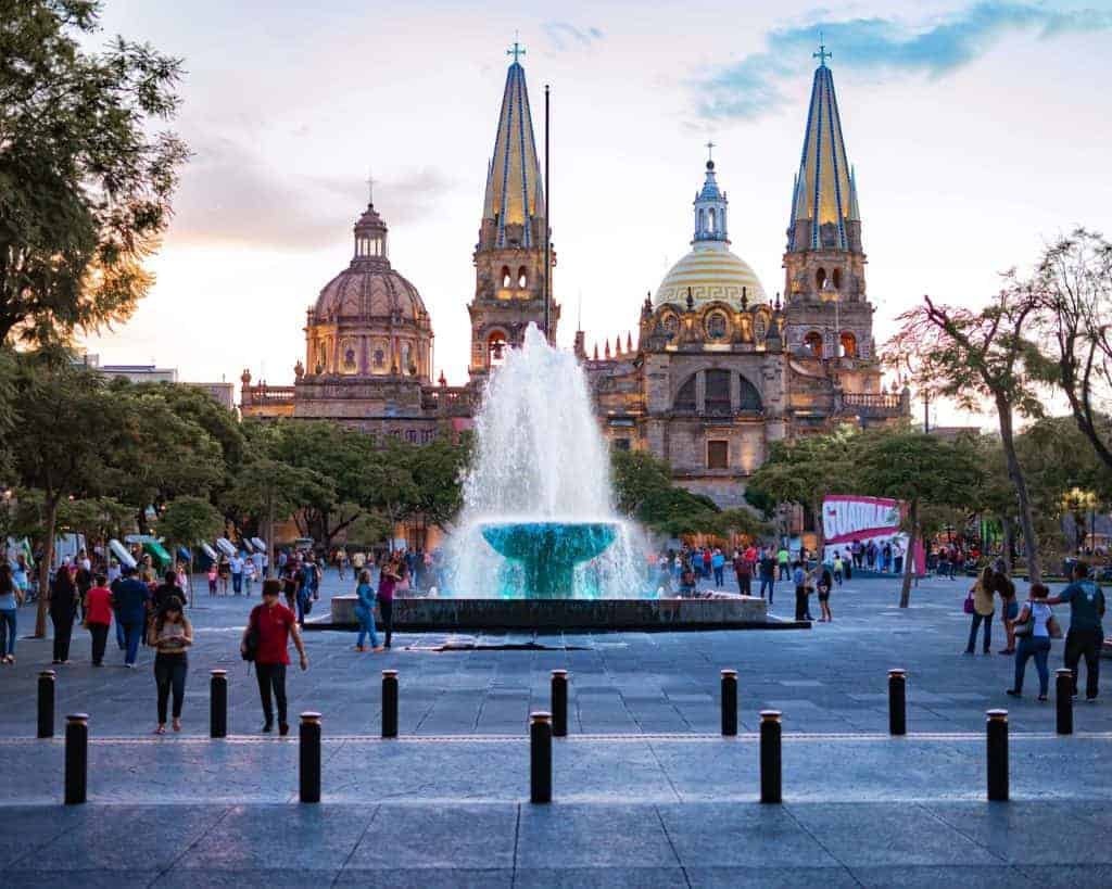 Plaza de la Liberacion in Guadalajara Jalisco. 