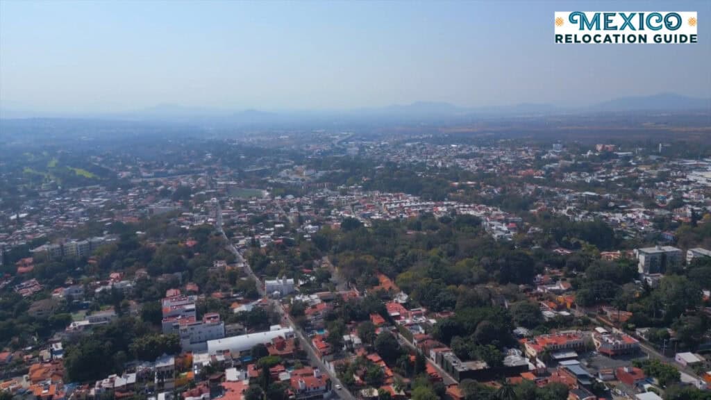 Aerial view of Cuernavaca