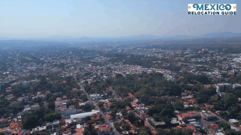 Aerial view of Cuernavaca