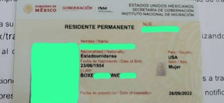 Mexican Residency Card 2024